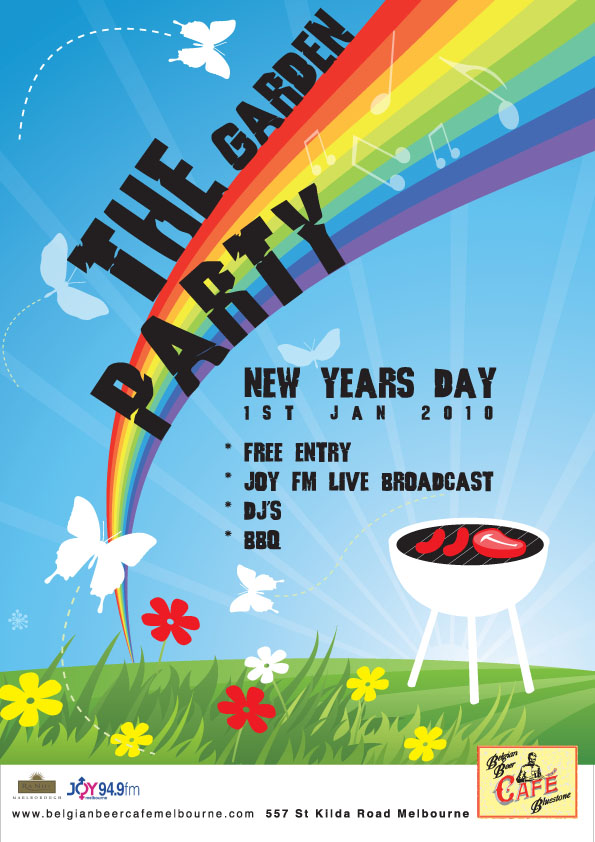 Belgian Beer Café: New Years Day Garden Party