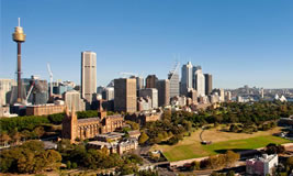 New Year's Day at the Sydney Boulevard
